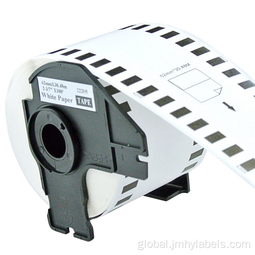 Direct Themral Label Roll Continuous DK22205 label for brother direct thermal printer Supplier